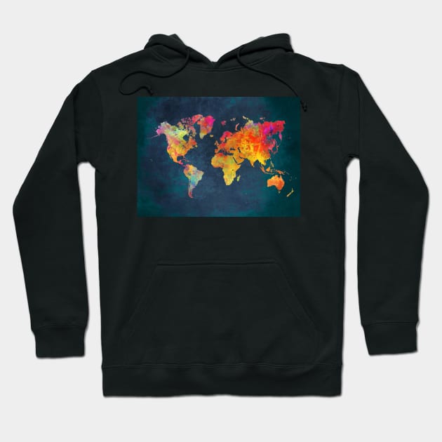 world map 2045 #map #worldmap Hoodie by JBJart